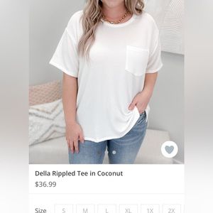 Women’s Oversized T-shirt. Waffle knit